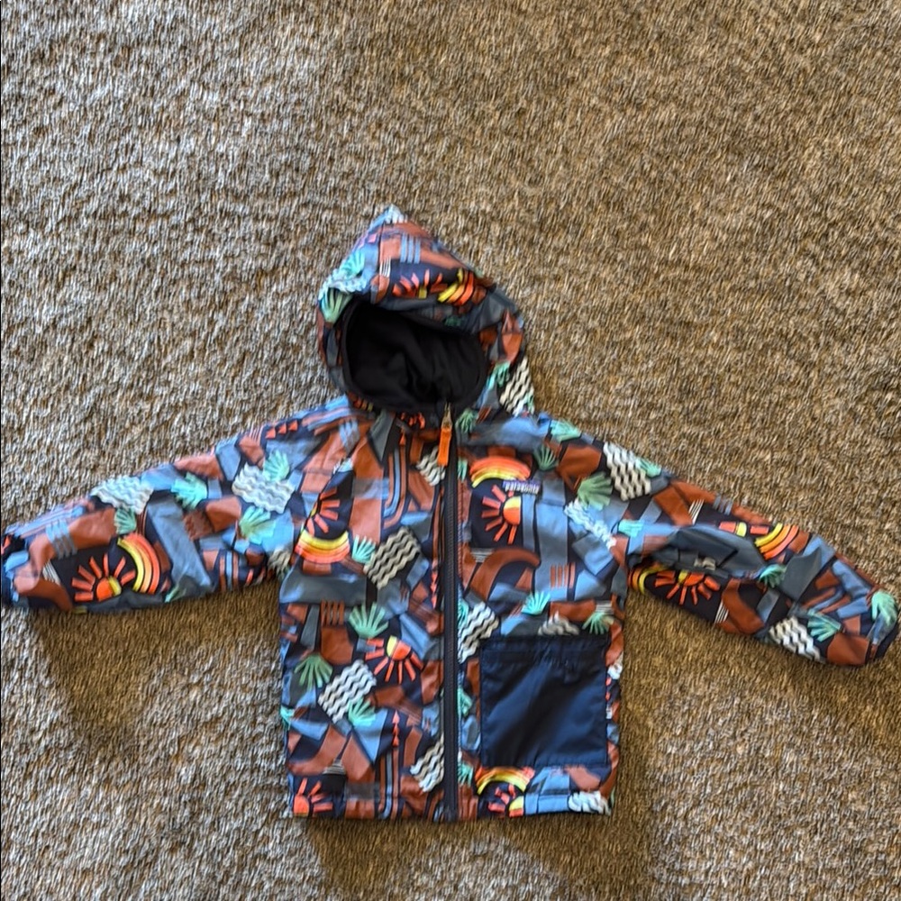 Patagonia Multicolor Geometric Hooded Jacket